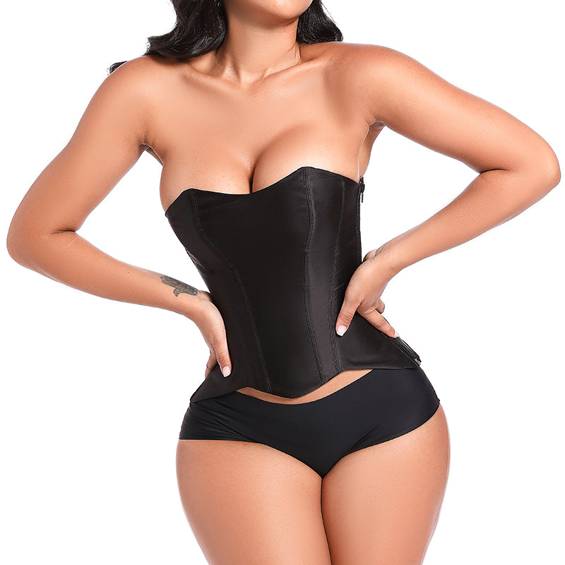 Side-Zip Fashion Corset Top LA-1380