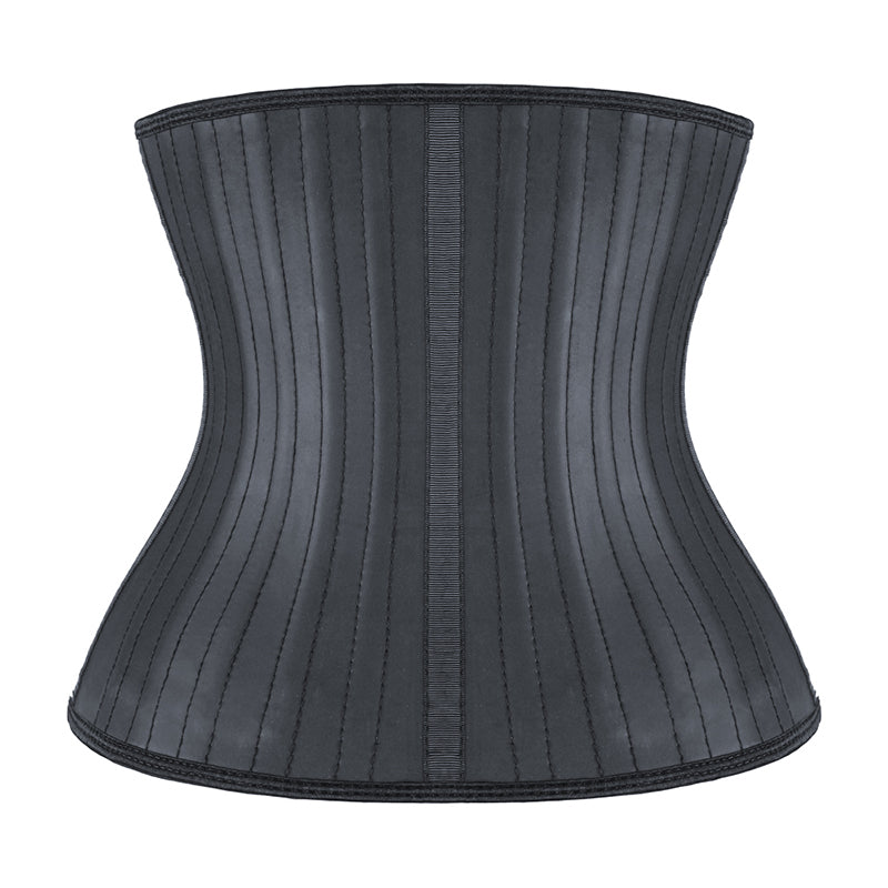 Black Four Row Hooks 25 Steel Bone Latex Waist Trainer LA-6000