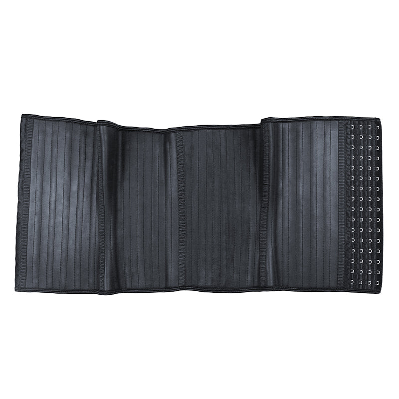 Black Four Row Hooks 25 Steel Bone Latex Waist Trainer LA-6000