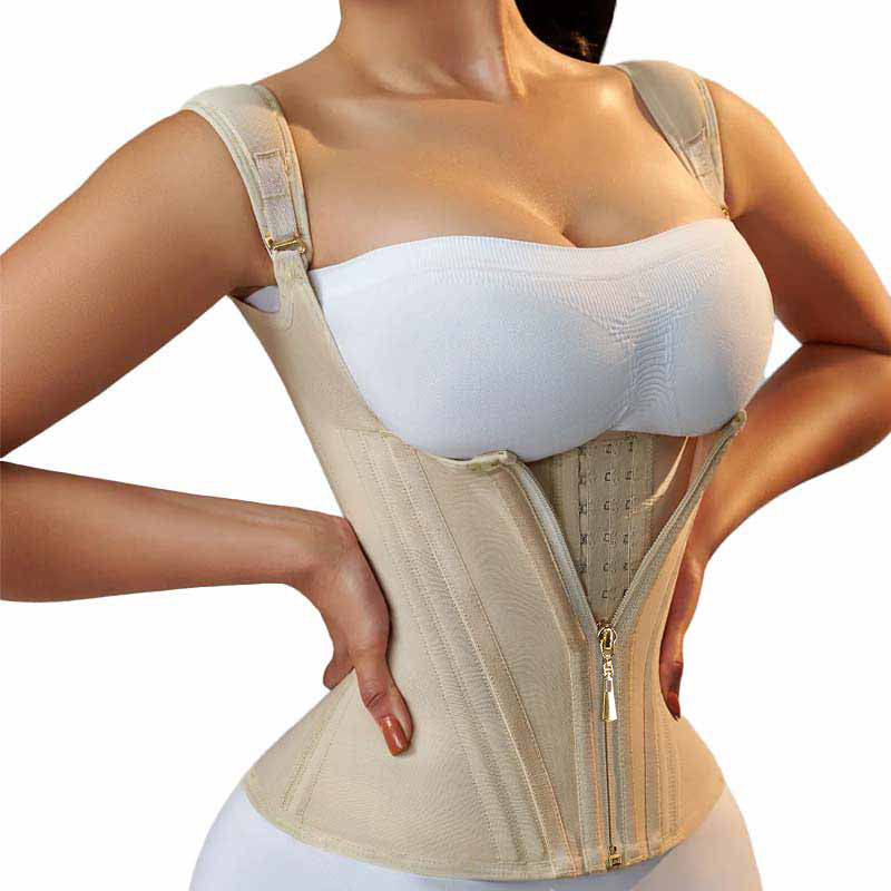 Sculpt Hourglass Vest Waist Trainer with Shoulder Straps LA-7170