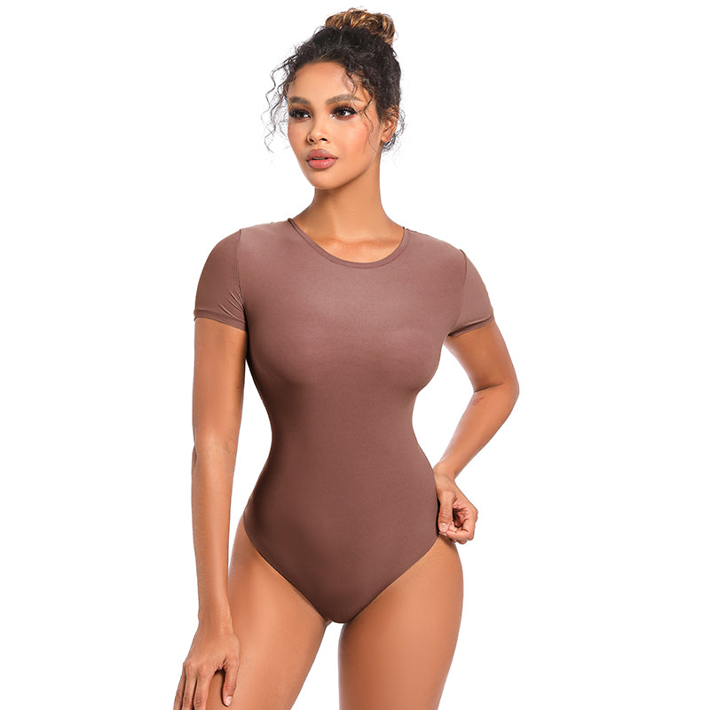 Essential Crew Neck Short Sleeve Bodysuit LA-7230